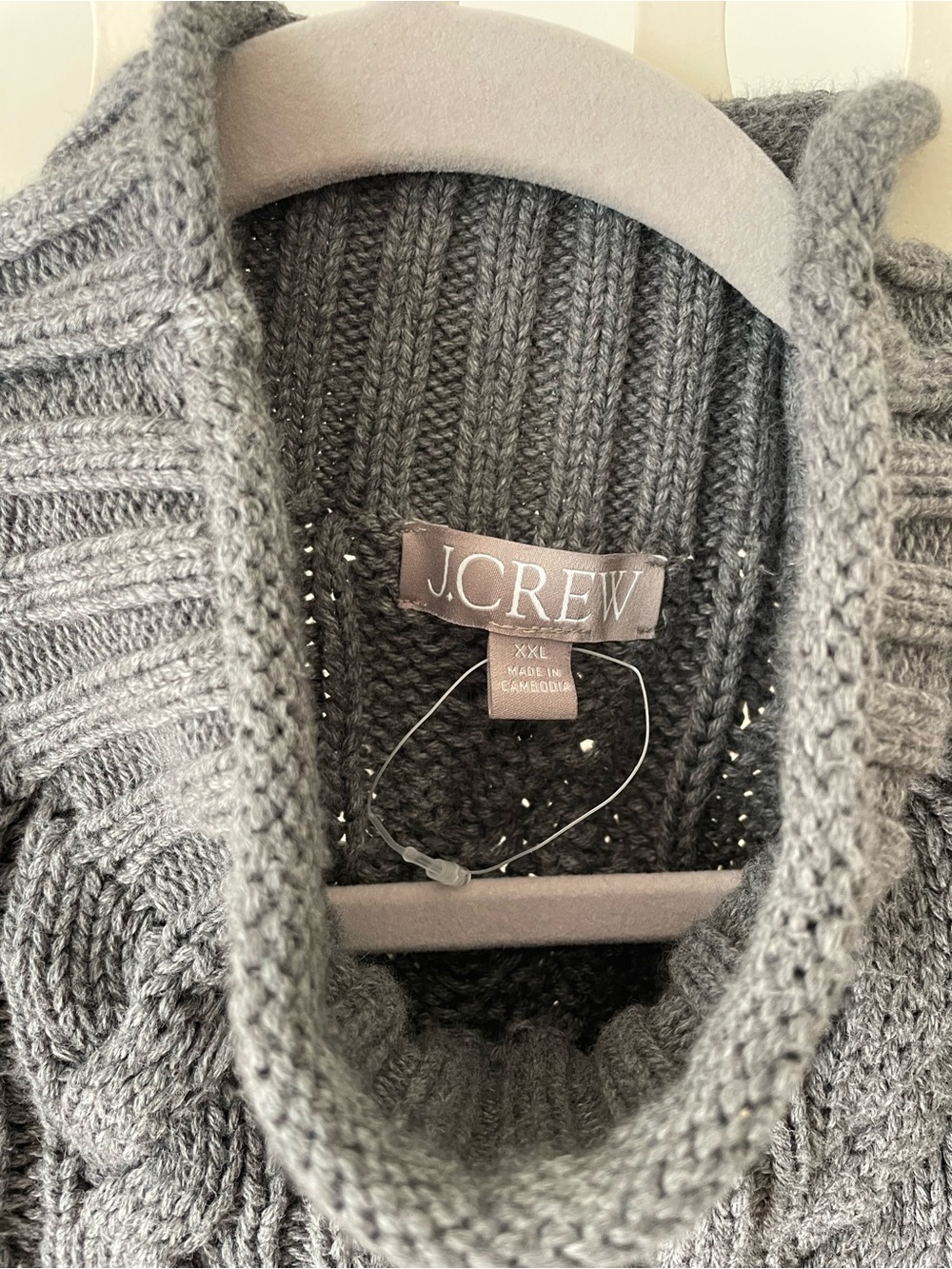 J. Crew Cable Knit 2025 Rollneck Sweater - Picture 2 of 4